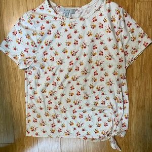 Floral baby tee